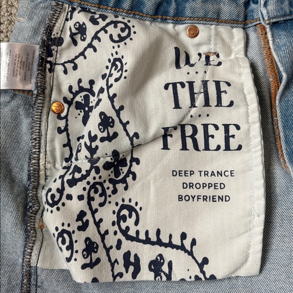 Women’s We The Free Deep Trance Dropped Boyfriend Jeans - Picture 6 of 9